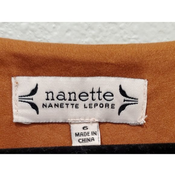 NANETTE LEPORE V-neck Button Front Midi Dress - Picture 2 of 4